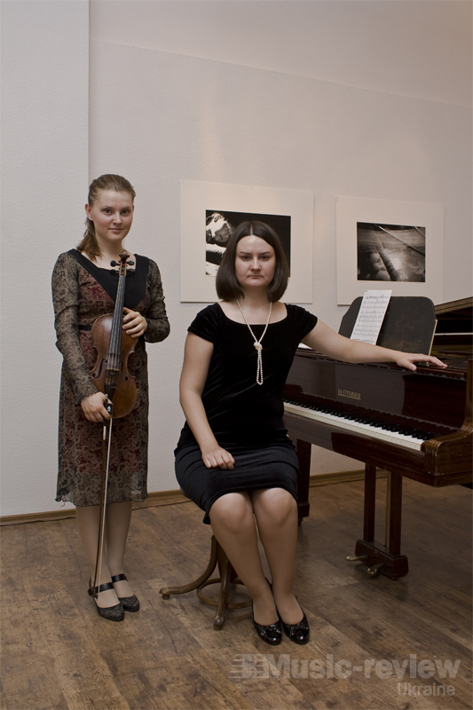 Тамара Єгорова (скрипка, м. Москва), Анастасія Окладнікова (фортепіано, м. Москва)
