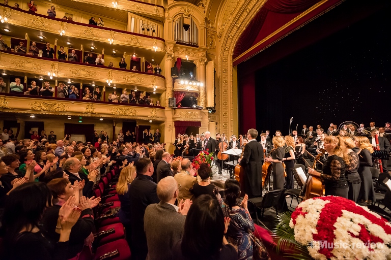 Прем'єра "Концерту №2 для віолончелі з оркестром" Мирослава Скорика   у Національній опері  4 квітня 2016 року. Фото: Сергій Пірієв
