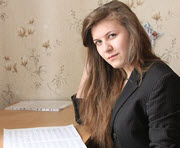  Вероніка Лазарєва, скрипалька. Фото з сайту: http://www.vecherniy.kharkov.ua