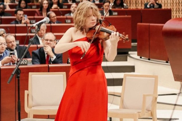 Героїня проєкту «Спроможні» Богдана Півненко виступила у Раді Європи на відкритті Світового форуму демократії