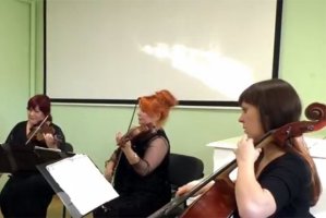 З нагоди Міжнародного дня музики у Борисполі виступив струнний квартет
